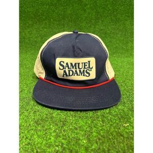 Vintage Style Sam Adams Beer Snapback hat cap 90s Y2K